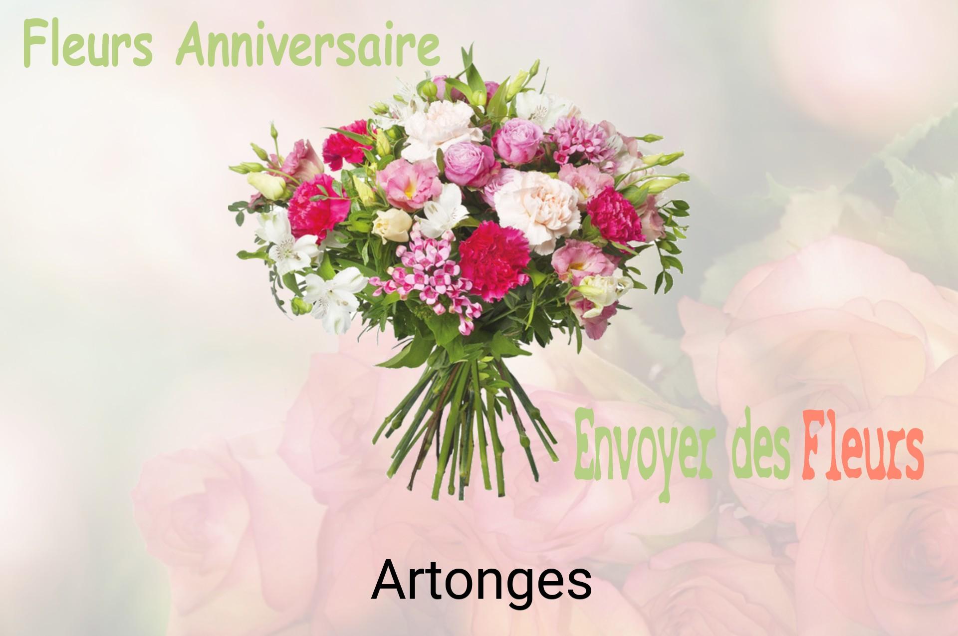 Bouquet de fleurs d’anniversaire livré à Artonges